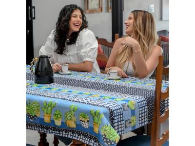 Toalha de Mesa Retangular Rústica Multbom 140x210cm