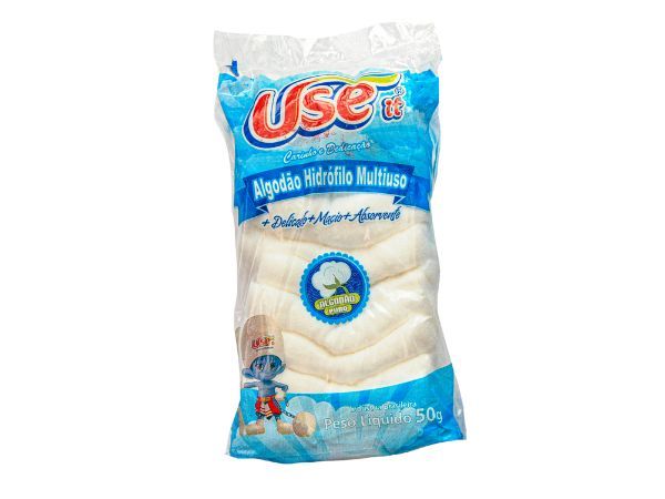 Algodão Hidrófilo Zig Zag – 25g e 50g